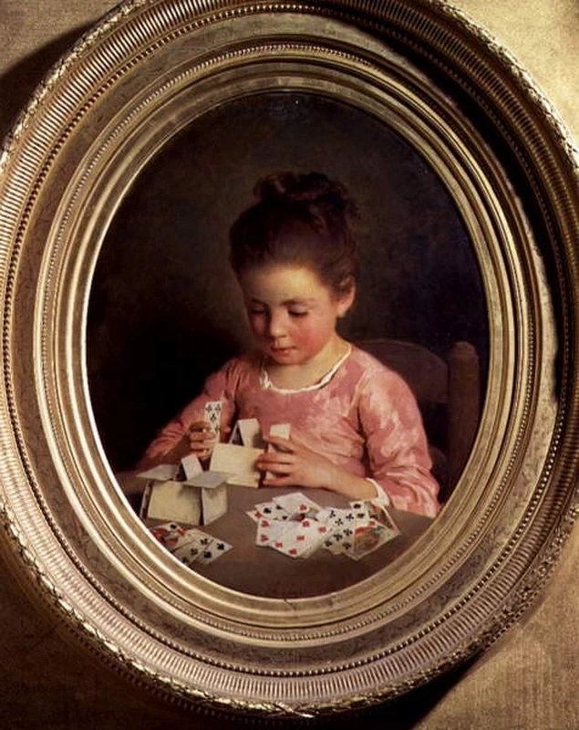 Charles Joshua Chaplin - La casa delle carte, Musee Girodet, Montargis